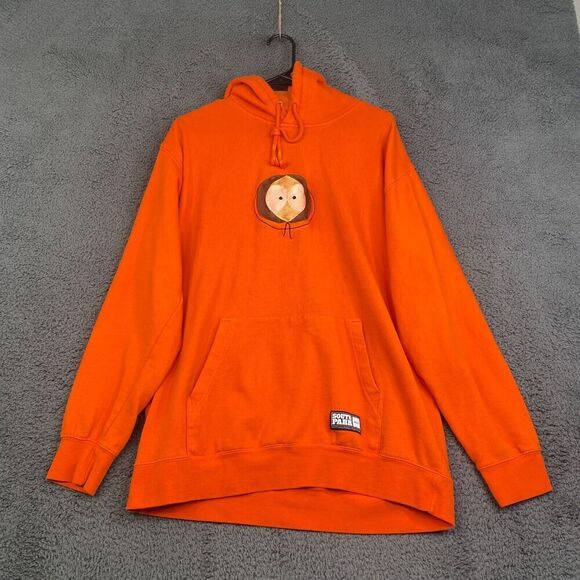 HUF x South Park Kenny Mccormick Pullover Hoodie Orange Size Large 2017 - Picture 1 of 11
